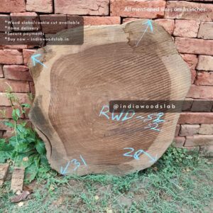 Live edge cookie wood slab in india
