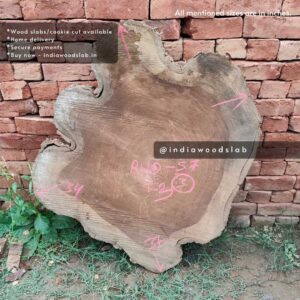 Live edge cookie wood slab in india