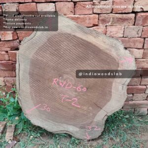 Live edge cookie wood slab in india