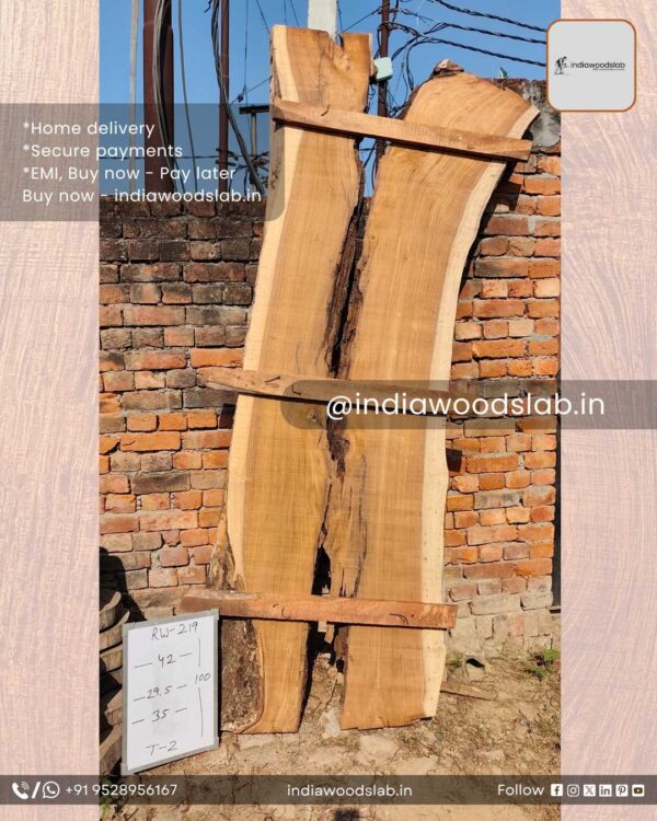 Live edge wood slabs in India. @indiawoodslab +91 9528956167