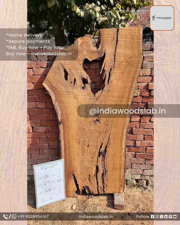 Live edge wood slabs in India. @indiawoodslab +91 9528956167