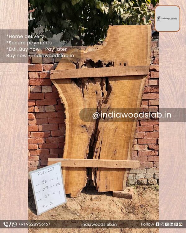 Live edge wood slabs in India. @indiawoodslab +91 9528956167