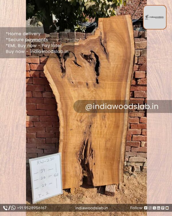 Live edge wood slabs in India. @indiawoodslab +91 9528956167