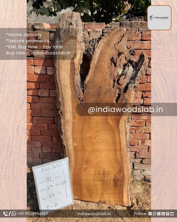 Live edge wood slabs in India. @indiawoodslab +91 9528956167