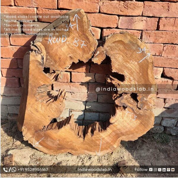 Live edge wood slabs in India. @indiawoodslab +91 9528956167