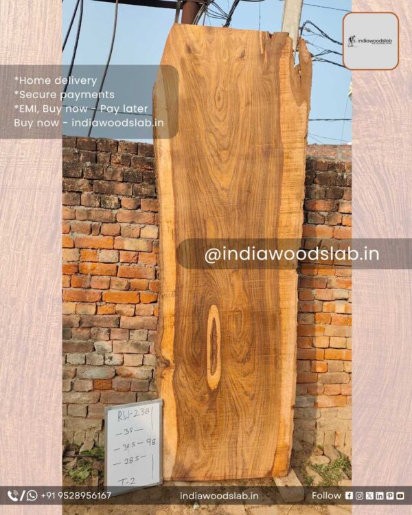 Live edge wood slabs in India. @indiawoodslab +91 9528956167
