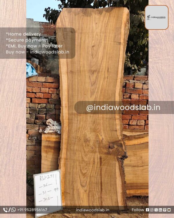 Live edge wood slabs in India. @indiawoodslab +91 9528956167