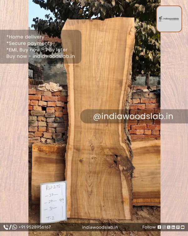 Live edge wood slabs in India. @indiawoodslab +91 9528956167