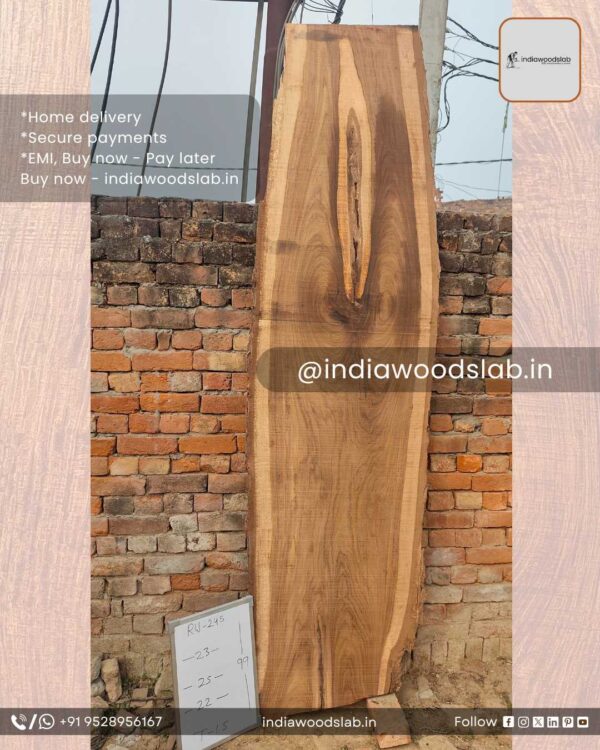 Live edge wood slabs in India. @indiawoodslab +91 9528956167