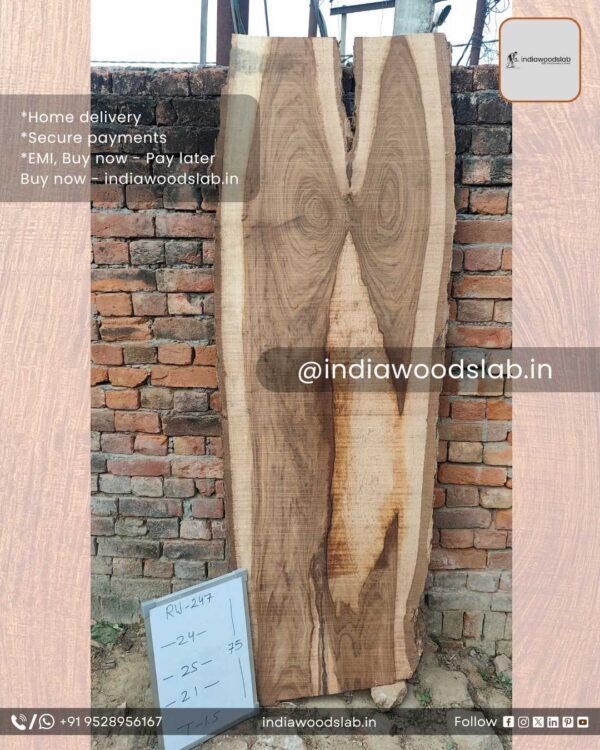 Live edge wood slabs in India. @indiawoodslab +91 9528956167
