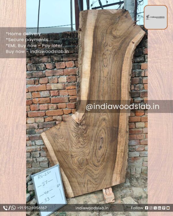 Live edge wood slabs in India. @indiawoodslab +91 9528956167