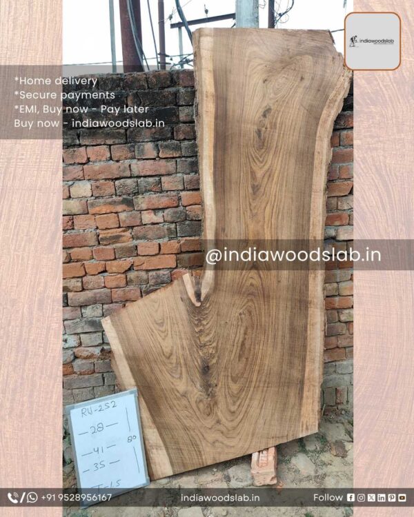 Live edge wood slabs in India. @indiawoodslab +91 9528956167