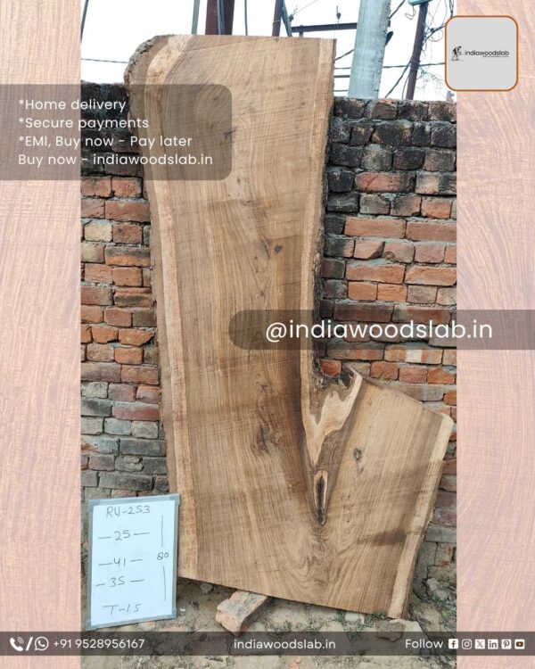 Live edge wood slabs in India. @indiawoodslab +91 9528956167