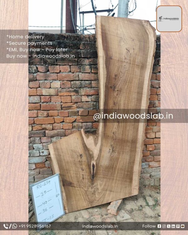 Live edge wood slabs in India. @indiawoodslab +91 9528956167