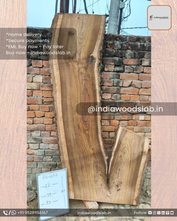 Live edge wood slabs in India. @indiawoodslab +91 9528956167