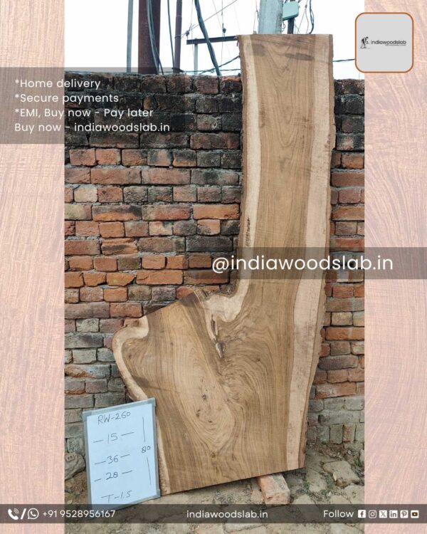 Live edge wood slabs in India. @indiawoodslab +91 9528956167