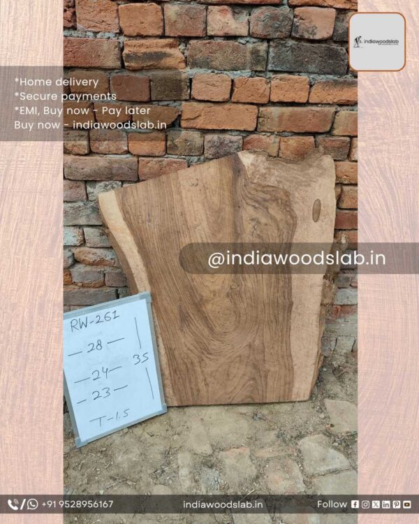 Live edge wood slabs in India. @indiawoodslab +91 9528956167