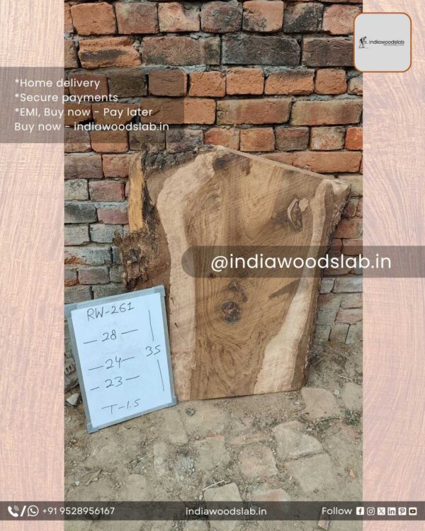 Live edge wood slabs in India. @indiawoodslab +91 9528956167