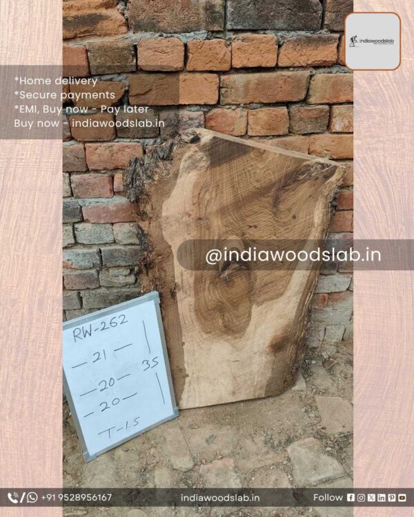 Live edge wood slabs in India. @indiawoodslab +91 9528956167