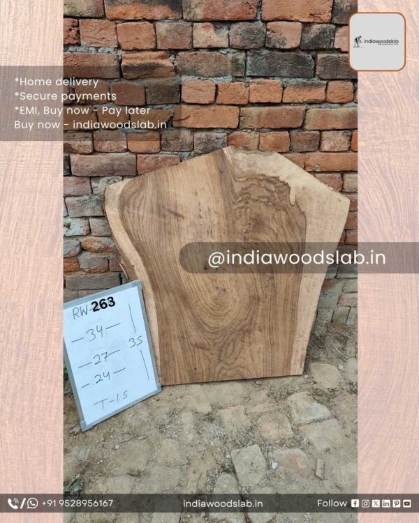 Live edge wood slabs in India. @indiawoodslab +91 9528956167