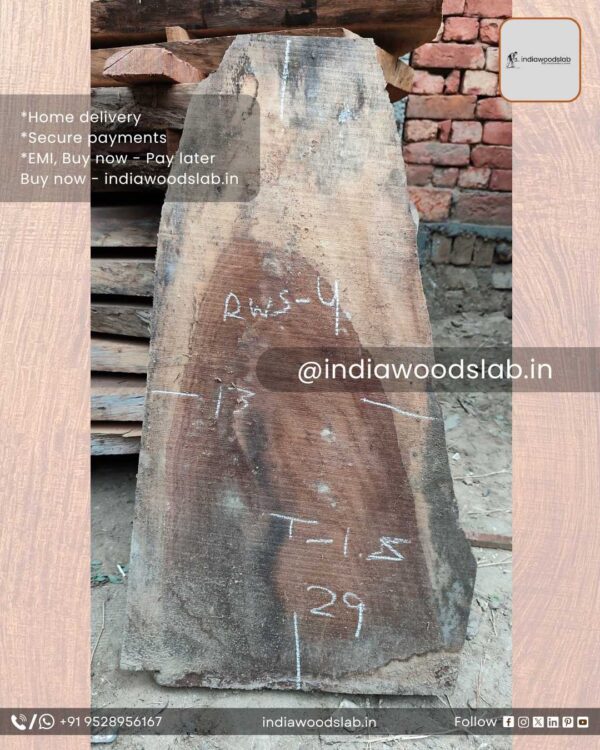 Live edge wood slabs in India. @indiawoodslab +91 9528956167