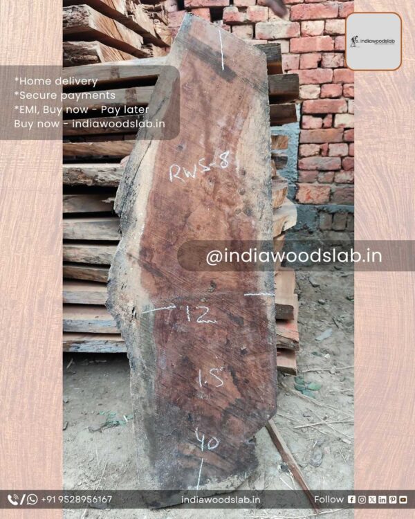 Live edge wood slabs in India. @indiawoodslab +91 9528956167