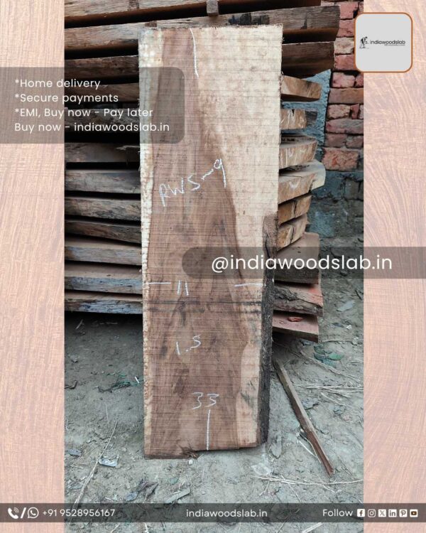 Live edge wood slabs in India. @indiawoodslab +91 9528956167