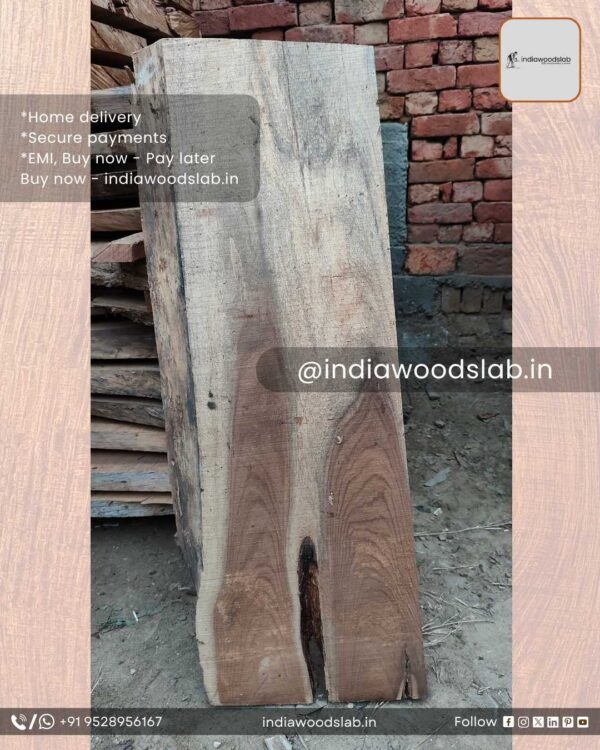 Live edge wood slabs in India. @indiawoodslab +91 9528956167