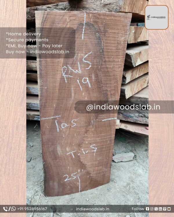 Live edge wood slabs in India. @indiawoodslab +91 9528956167
