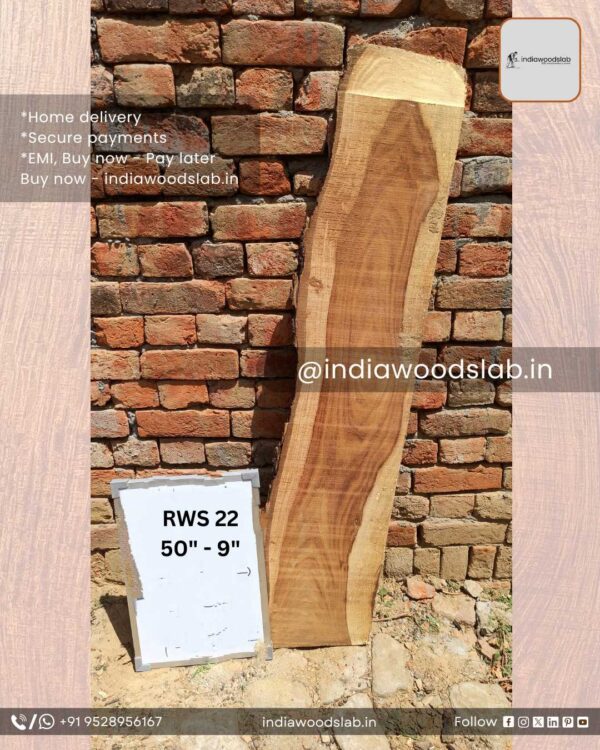 Live edge wood slabs in India. @indiawoodslab +91 9528956167