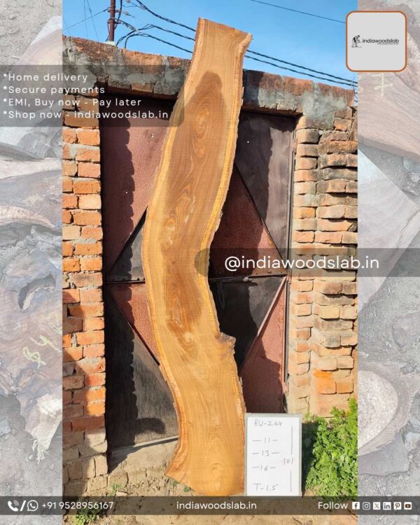 Live edge wood slabs in India. @indiawoodslab +91 9528956167
