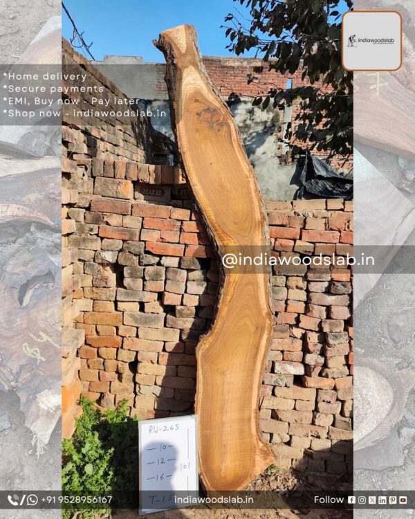 Live edge wood slabs in India. @indiawoodslab +91 9528956167