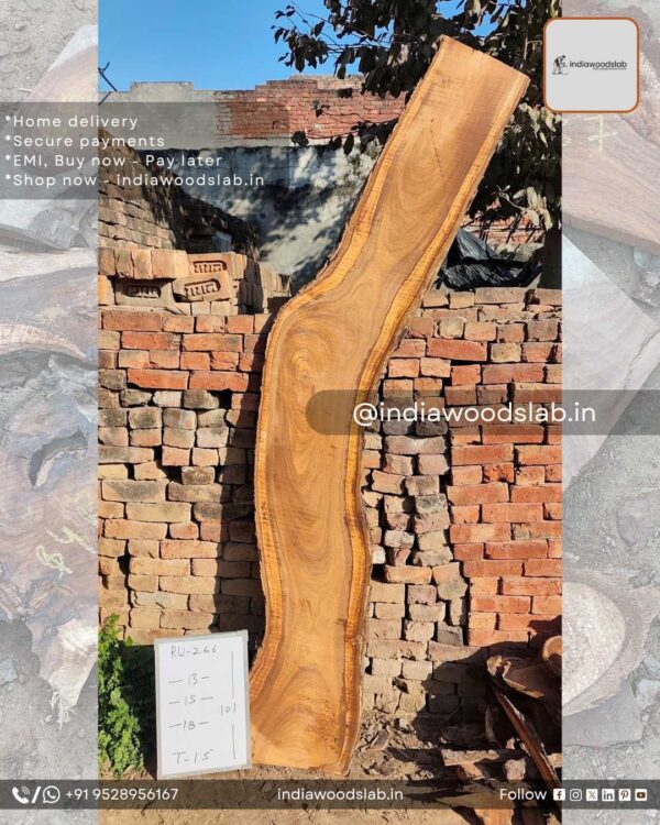 Live edge wood slabs in India. @indiawoodslab +91 9528956167