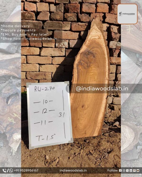 Live edge wood slabs in India. @indiawoodslab +91 9528956167