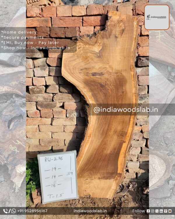 Live edge wood slabs in India. @indiawoodslab +91 9528956167