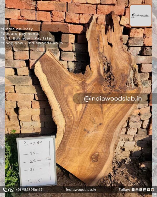 Live edge wood slabs in India. @indiawoodslab +91 9528956167