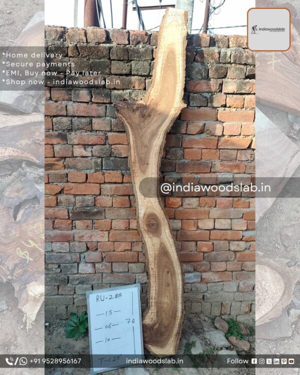 Live edge wood slabs in India. @indiawoodslab +91 9528956167