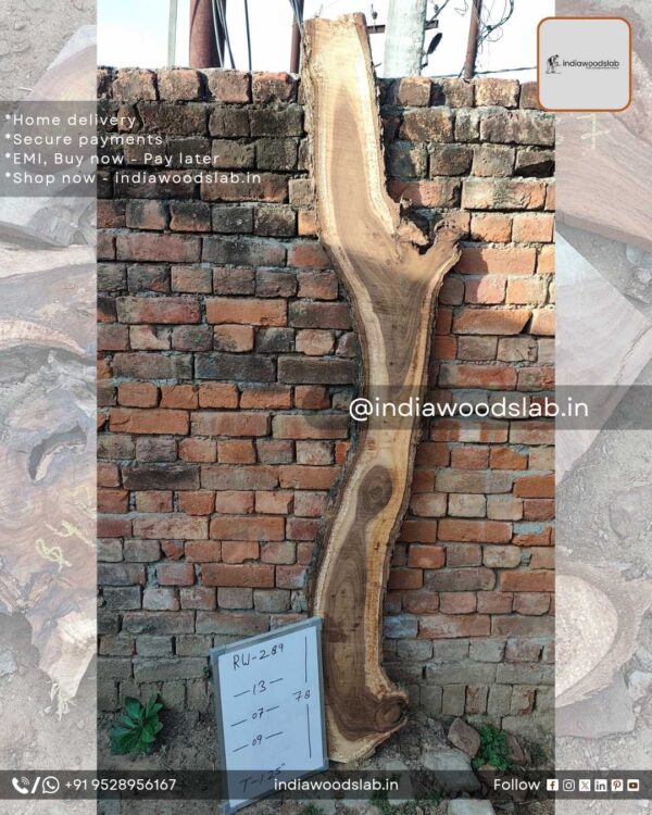 Live edge wood slabs in India. @indiawoodslab +91 9528956167