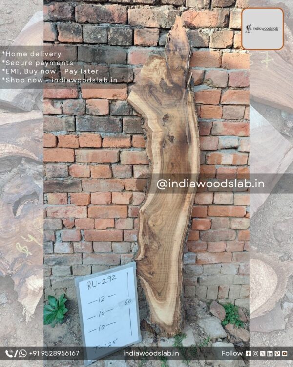 Live edge wood slabs in India. @indiawoodslab +91 9528956167