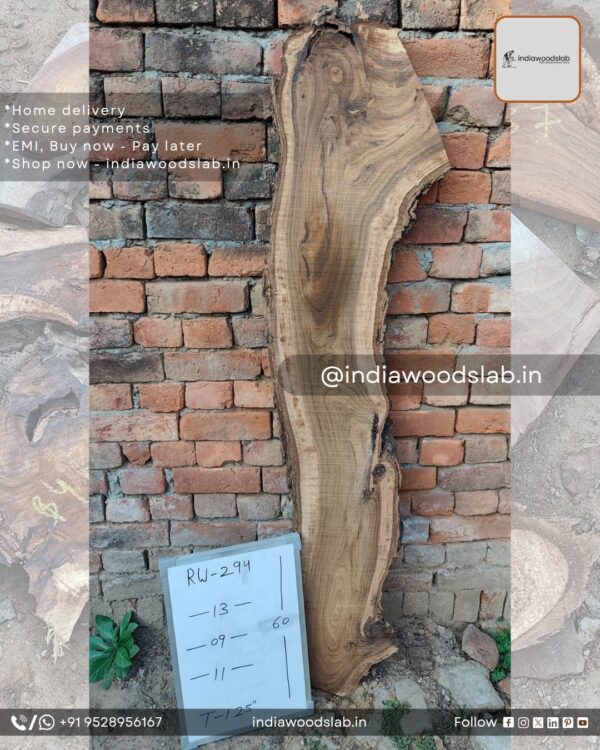 Live edge wood slabs in India. @indiawoodslab +91 9528956167
