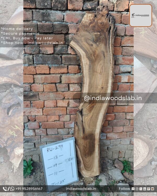 Live edge wood slabs in India. @indiawoodslab +91 9528956167