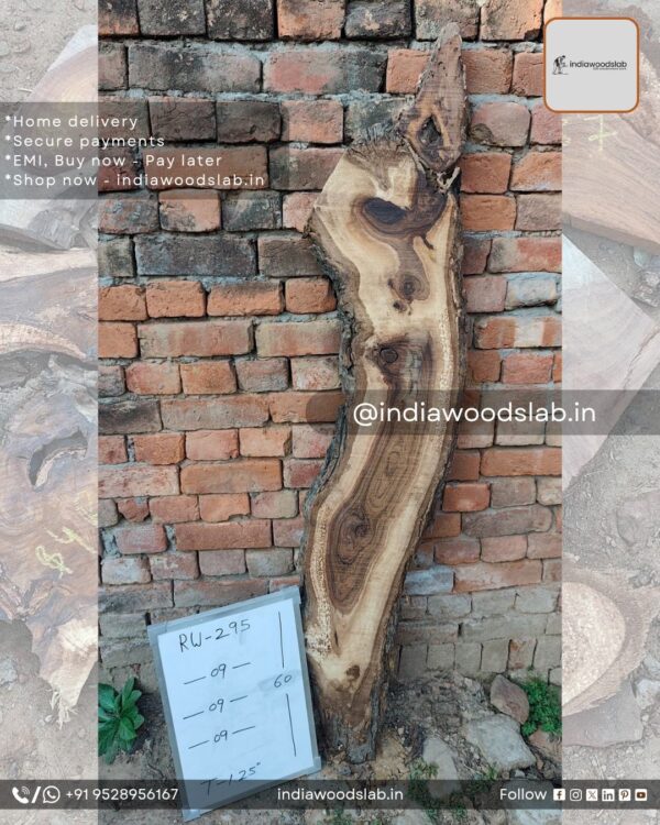 Live edge wood slabs in India. @indiawoodslab +91 9528956167