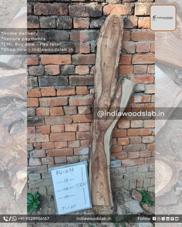 Live edge wood slabs in India. @indiawoodslab +91 9528956167