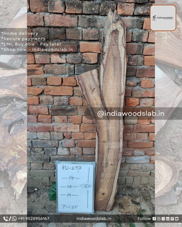 Live edge wood slabs in India. @indiawoodslab +91 9528956167