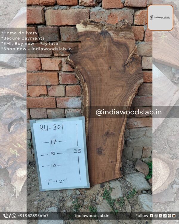 Live edge wood slabs in India. @indiawoodslab +91 9528956167