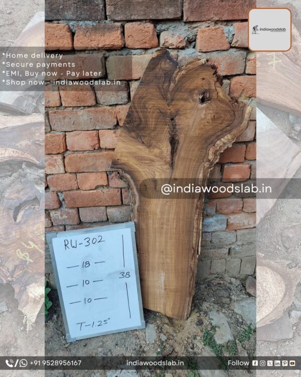 Live edge wood slabs in India. @indiawoodslab +91 9528956167