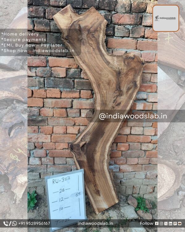 Live edge wood slabs in India. @indiawoodslab +91 9528956167