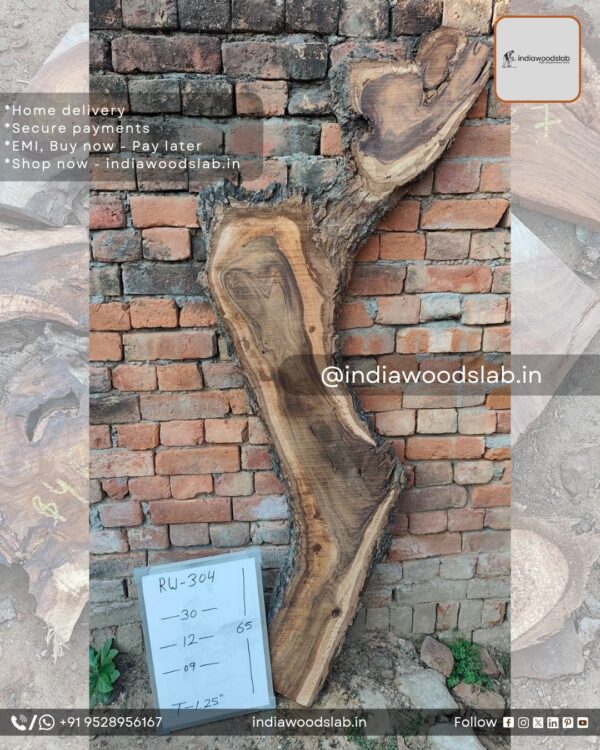Live edge wood slabs in India. @indiawoodslab +91 9528956167
