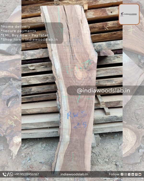 Live edge wood slabs in India. @indiawoodslab +91 9528956167