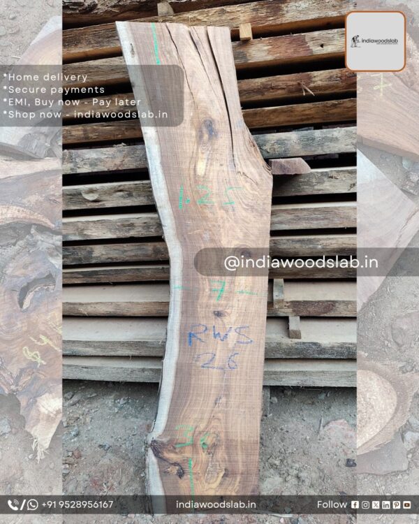 Live edge wood slabs in India. @indiawoodslab +91 9528956167